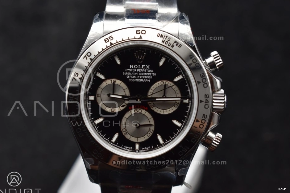 SH4131 Dial Black Durable Silver 1:1 Daytona Edition QF 126509 on 794 Bracelet V SS Best 0809